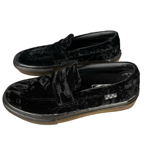 NWOT Vans Skate Style 53 Black Velvet VN0A5HEL5AA Men’s Size 5.5 Fits Women’s 7 - Picture 1 of 13